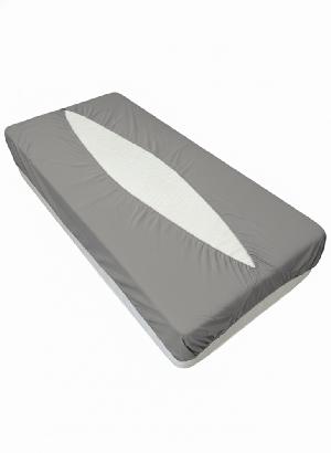 Jersey prostěradlo obálkového střihu 90x200 šedá